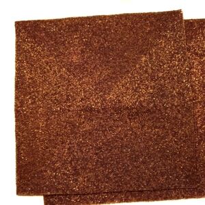 Pottery Barn Beaded Placemat **Pair** Bronze 15" x 15"